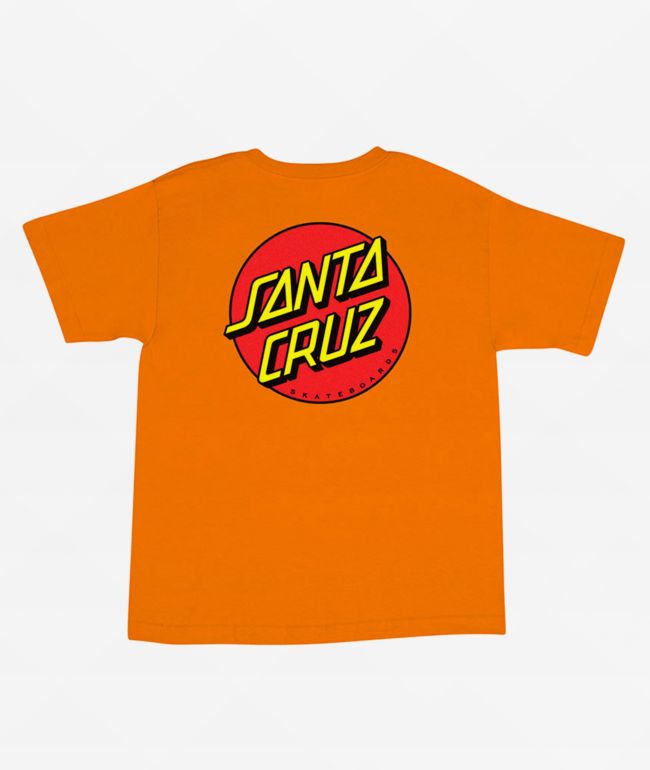 Santa Cruz Kids Classic Dot Orange T-Shirt