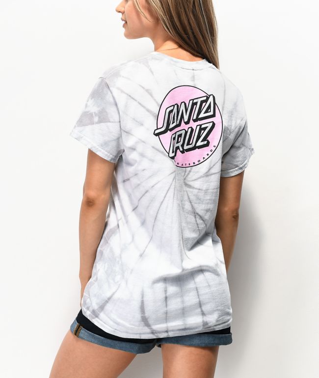 Santa Cruz Missing Dot Spider Tie Dye T 