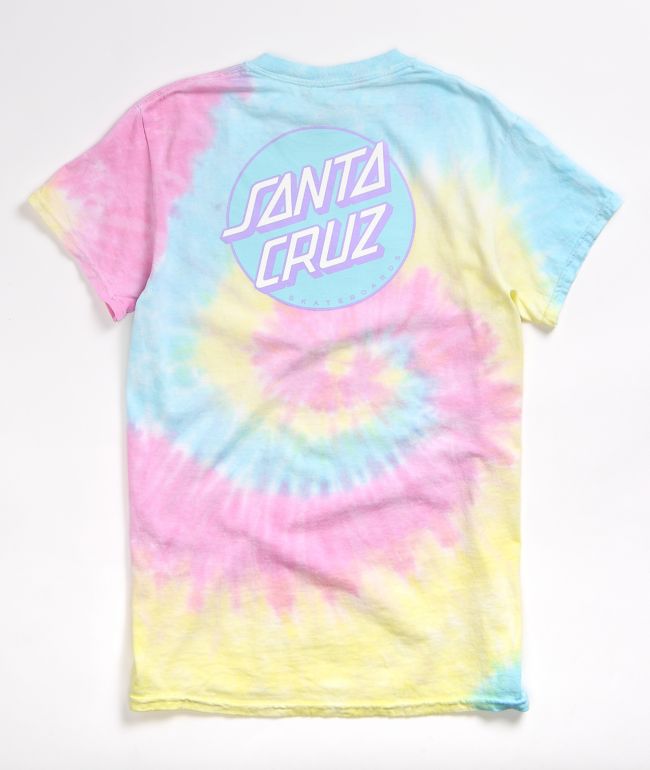 tie dye santa cruz sweatshirt