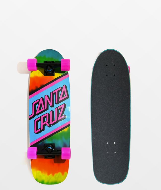 Santa Cruz Rainbow Tie Dye 29" Cruiser Skateboard Complete