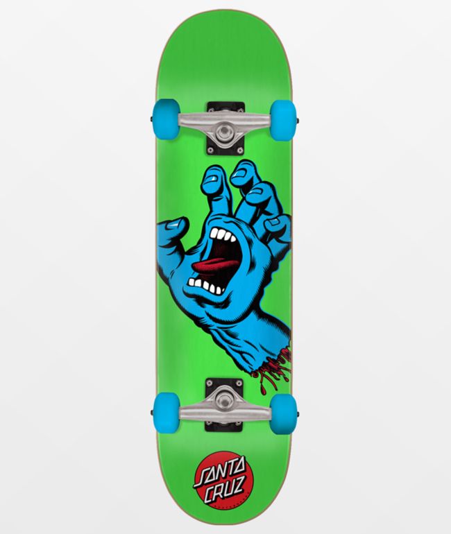 Santa Cruz Screaming Hand 7 5 Skateboard Complete Zumiez Ca