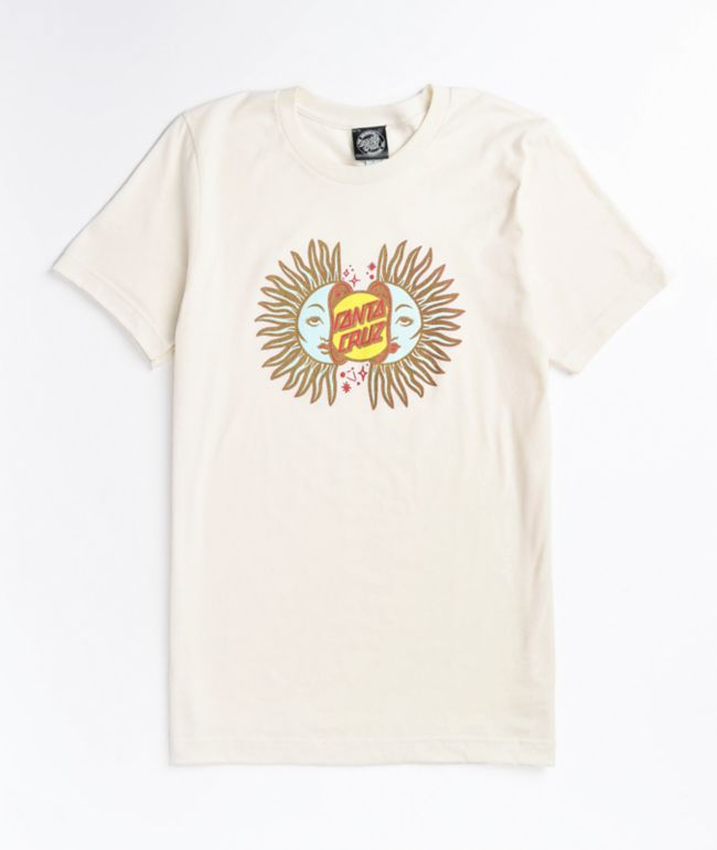 Santa Cruz Split Sun camiseta blanquecina