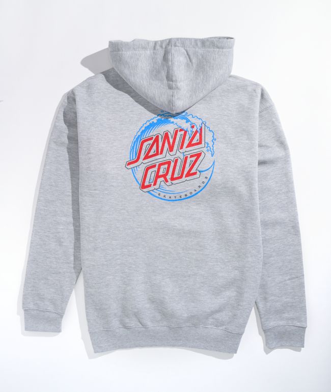 Santa cruz outlet gray hoodie