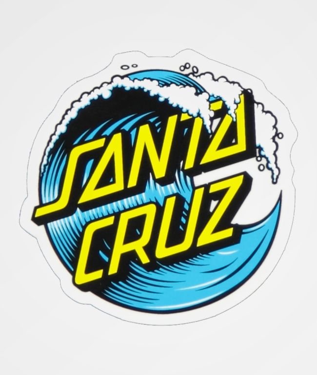 Santa Cruz Wave Dot 3" Sticker