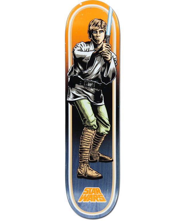 Star Wars Skateboard Deck LUKE SKYWALKER Collectible Blister Pack Santa Cruz