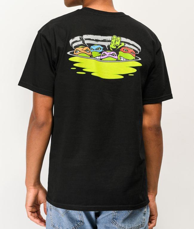Santa Cruz x TMNT Ninja Turtles Black T-Shirt