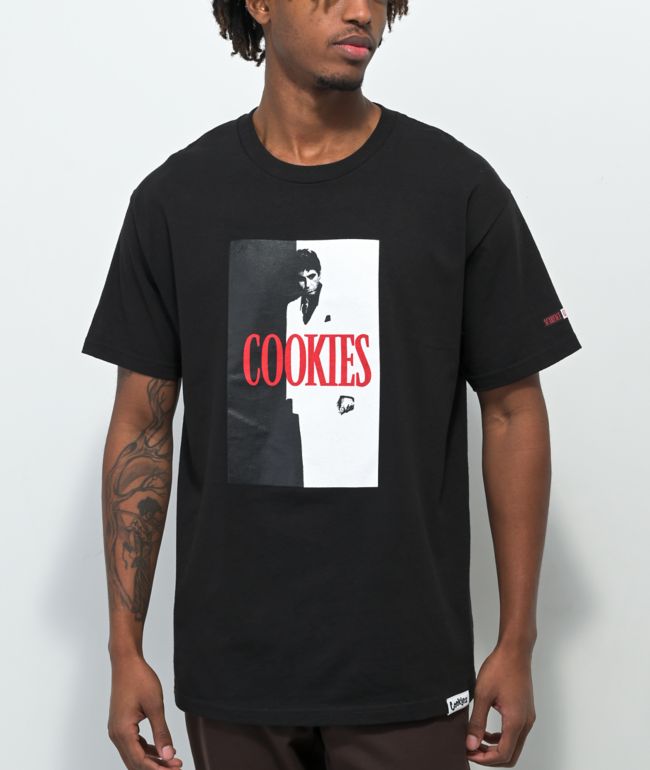 Scarface x Cookies camiseta negra