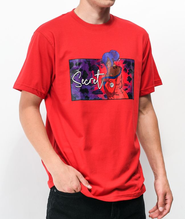 Secret Scientist Bisa Murasakino Red T-Shirt