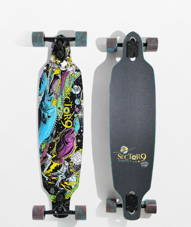 Sector 9 Fractal Battle 36" Drop Through Longboard Complete