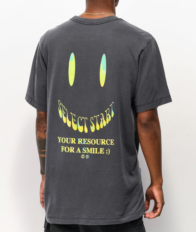 Select Start Happiness Black T-Shirt