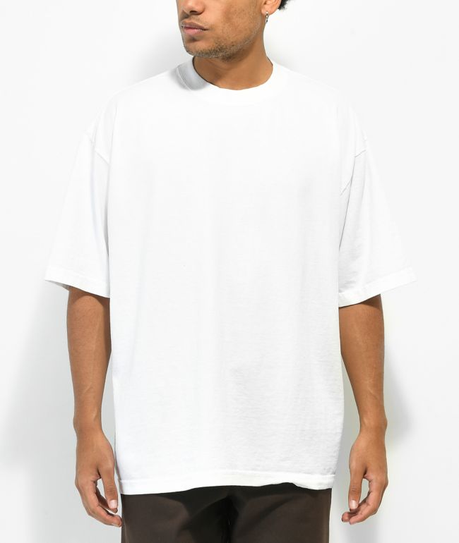 Shaka Wear Drop Shoulder White T-Shirt