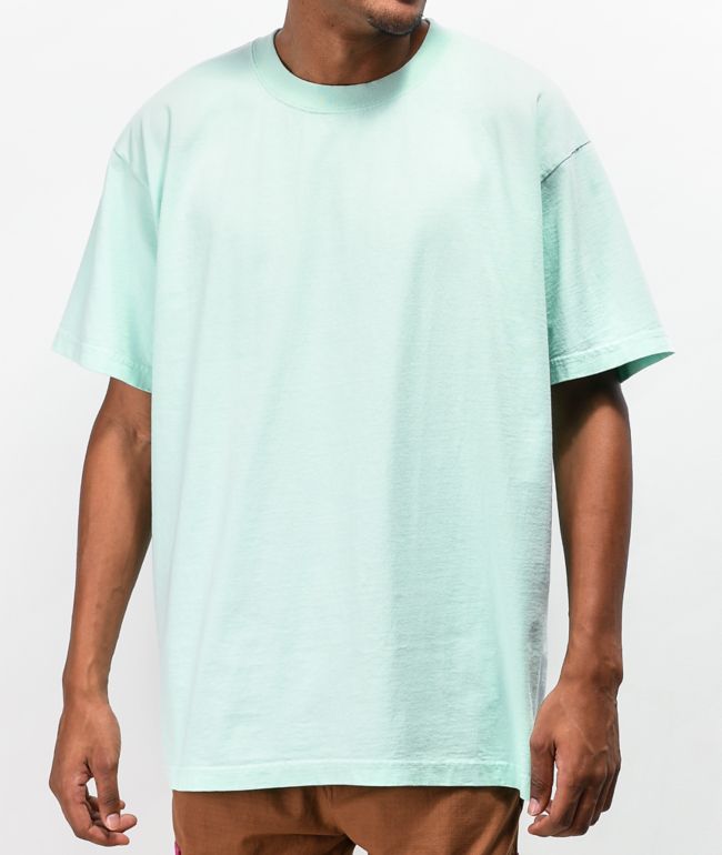 Shaka Wear Max Heavy Weight Garment Dye Mint Green T-Shirt