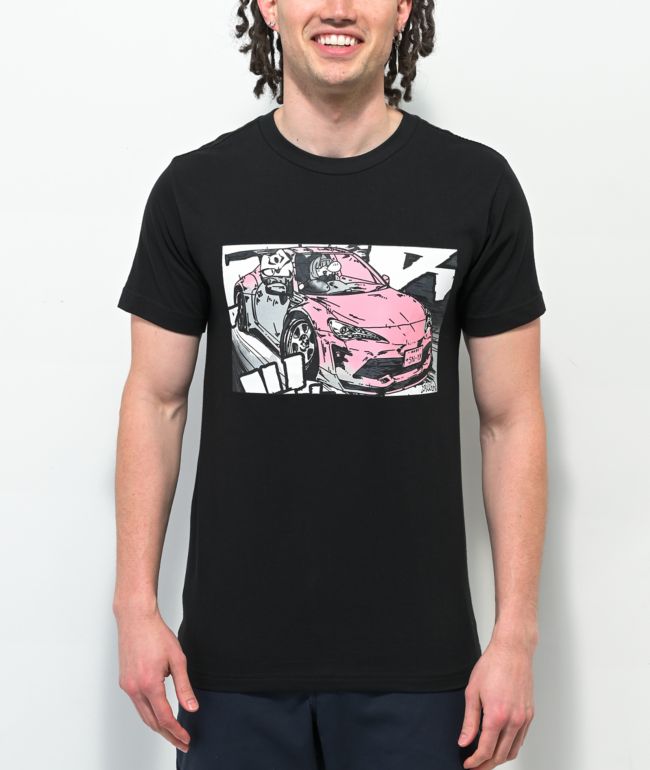 Shinya Drift camiseta negra 