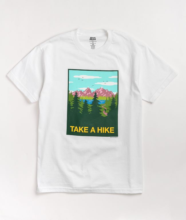 Skate Mental Take A Hike White T Shirt Zumiez Skate Mental Take A Hike White T Shirt Zumiez