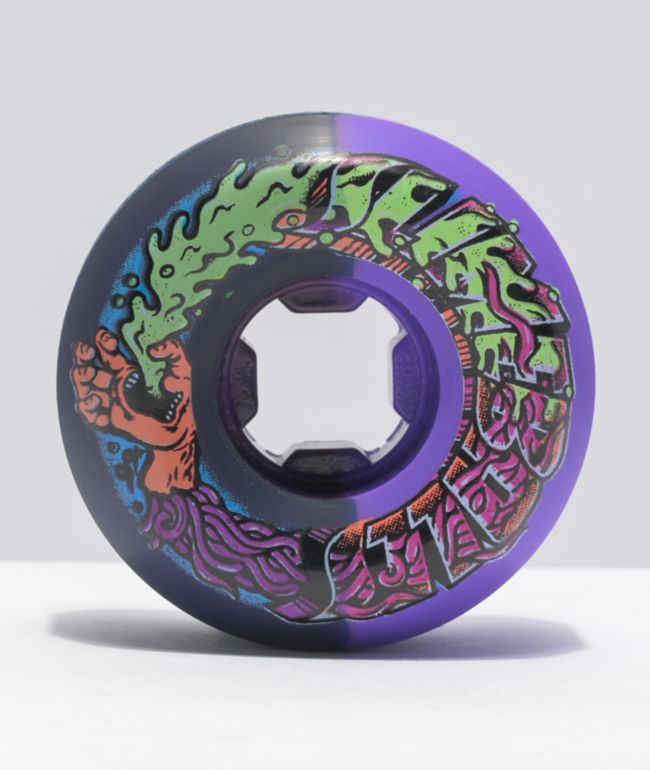 Slime Balls Greetings Speed Balls 53mm 99a Purple & Black Skateboard Wheels