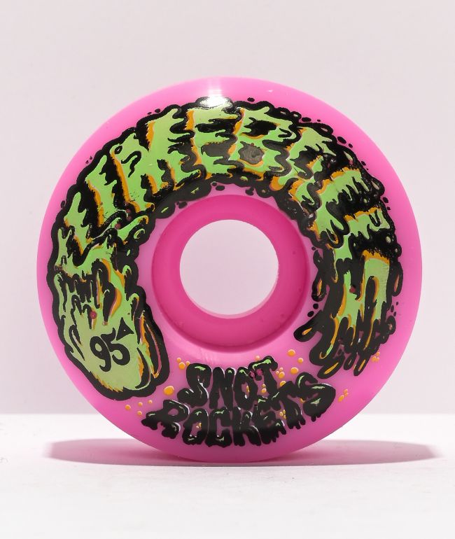 Slime Balls Snot Rocket 54mm 95a Pink Skateboard Wheels