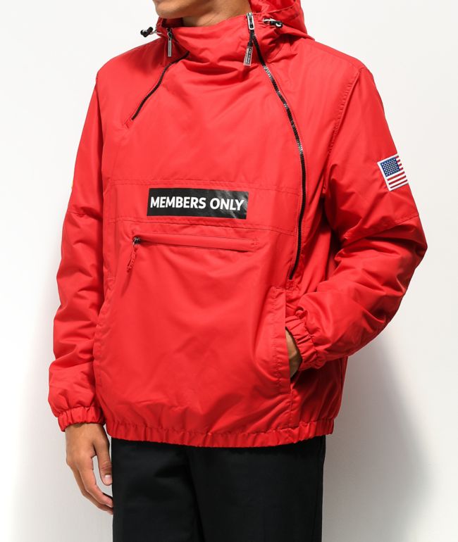 Solo miembros x NASA Red Anorak Jacket