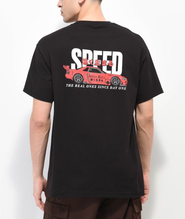 Speed Kills Black T-Shirt