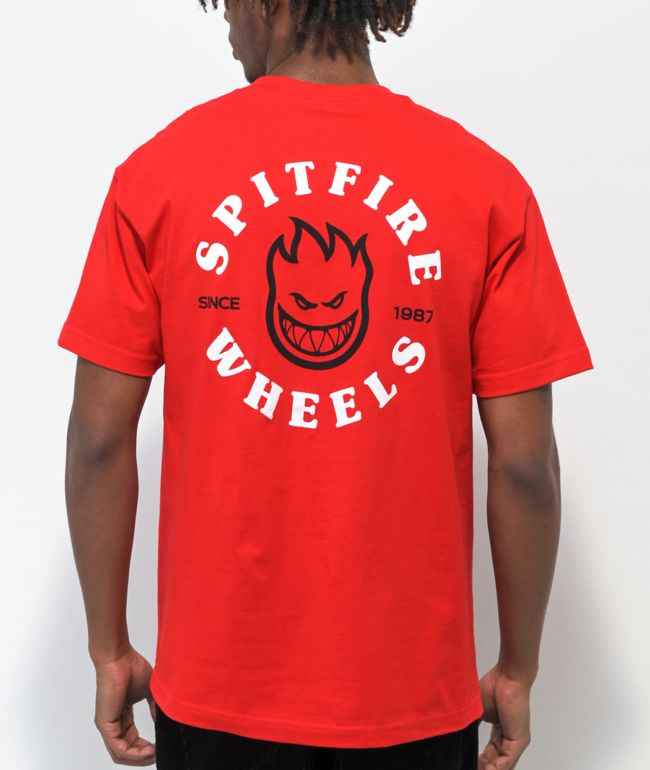 Spitfire Bighead Classic Red T-Shirt