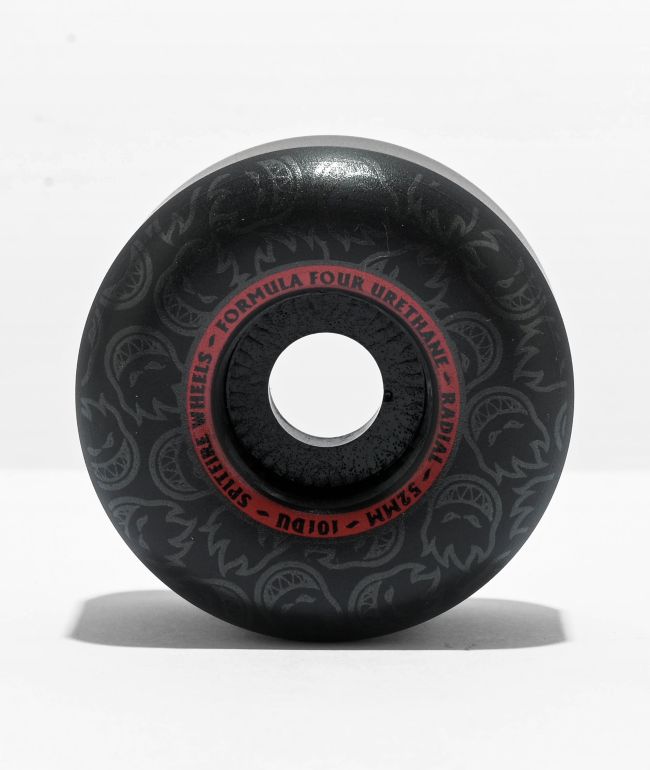 Spitfire Blackout Formula Four 52mm 101d Radial Skateboard Wheels