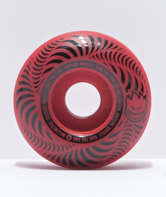 Spitfire Flashpoint 48mm 99a Red Skateboard Wheels
