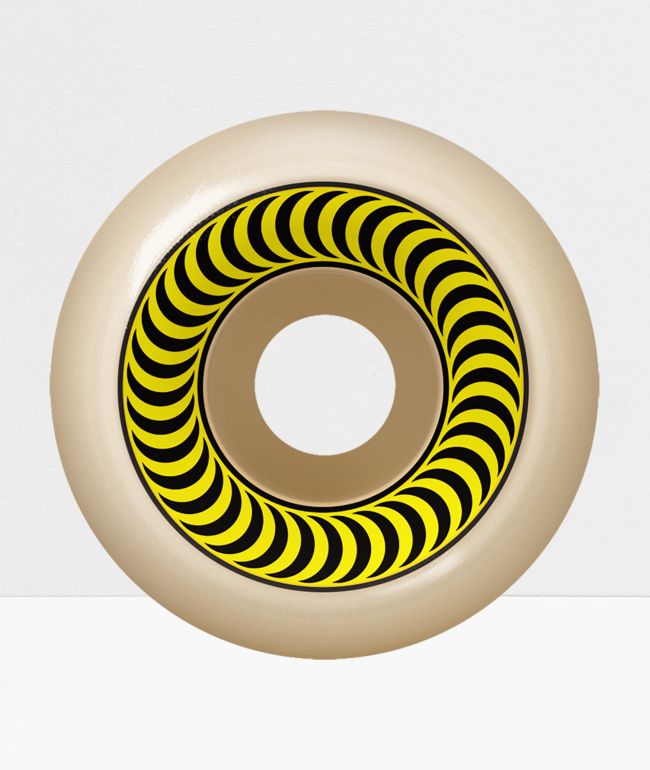 Spitfire Formula Four Classic 55mm 99a Natural & Yellow Skateboard Wheels