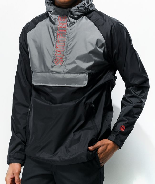 grey anorak jacket