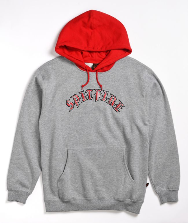 Spitfire red hoodie shop