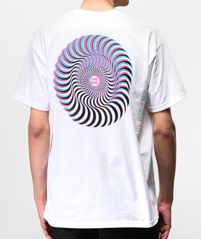 Spitfire Overlay Swirl White T-Shirt