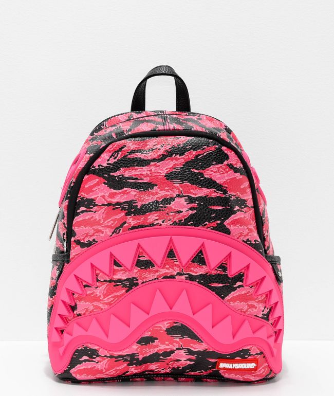 mini camo backpack from pink