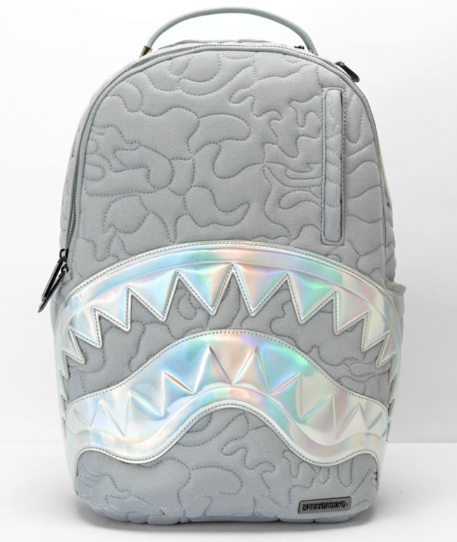 Sprayground Quilted Northern DLX Grey Backpack
