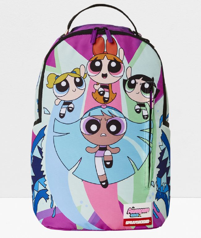 Sprayground x Powerpuff Girls Monster Shark DLX Backpack