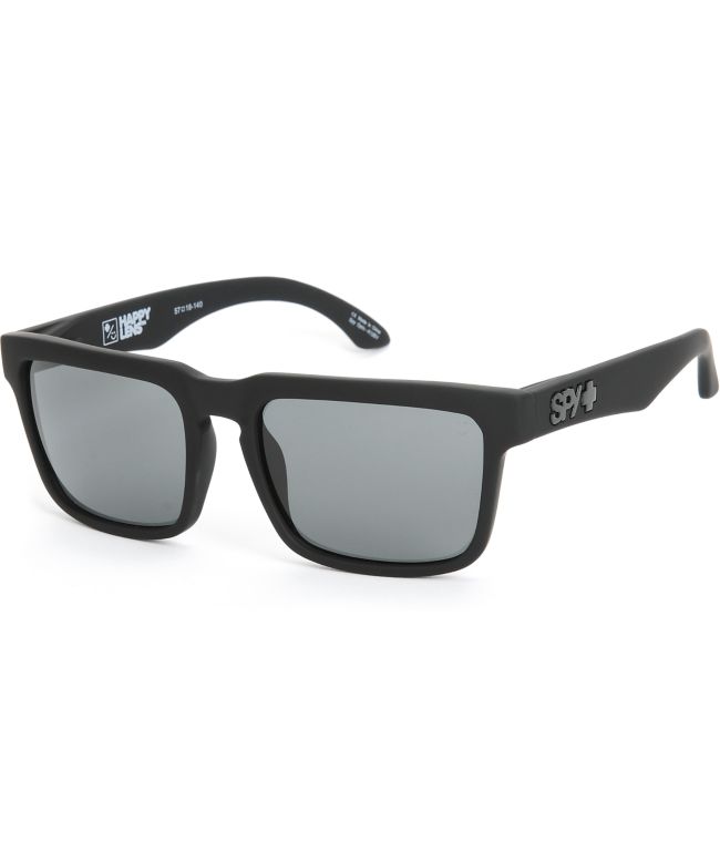 Spy Helm Happy Lens gafas de sol en negro mate y gris