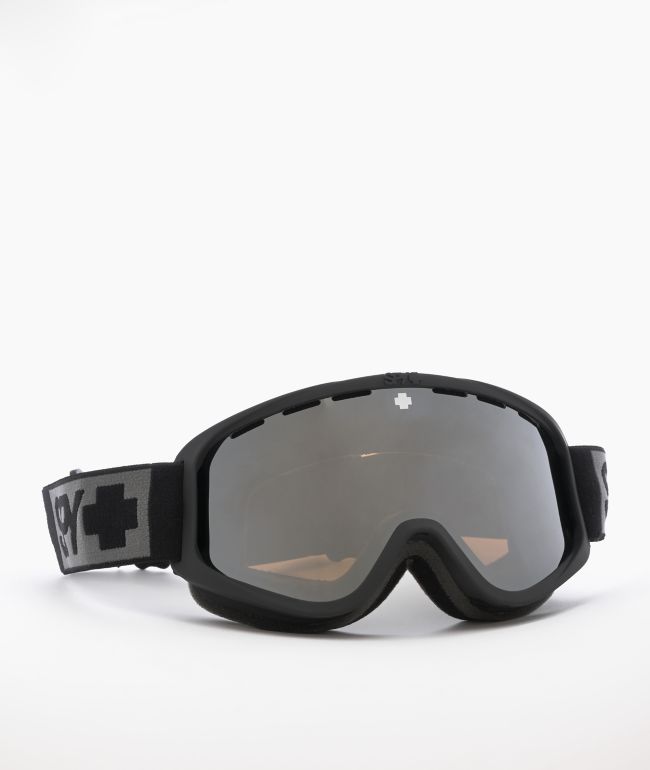 Spy Woot gafas de snowboard negro mate, bronce y plata