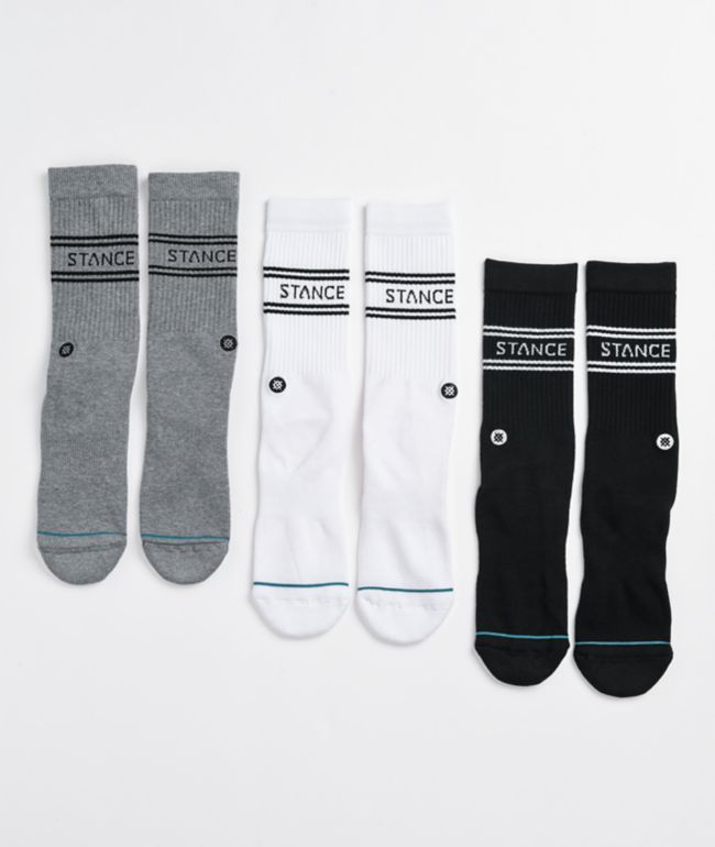 Stance Basic paquete de 3 pares de calcetines multicolor