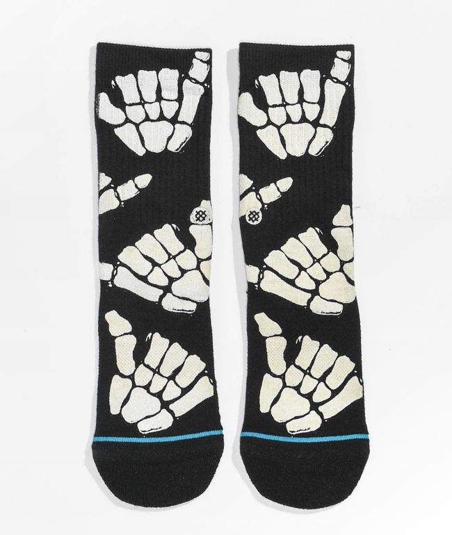 Stance Zombie Hang Black & White Crew Socks