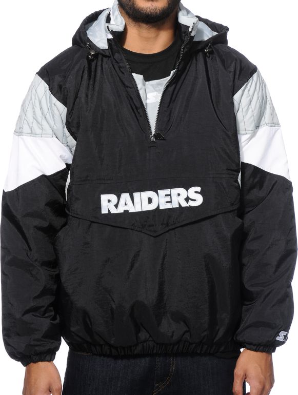 Raiders starter jacket xxl clearance