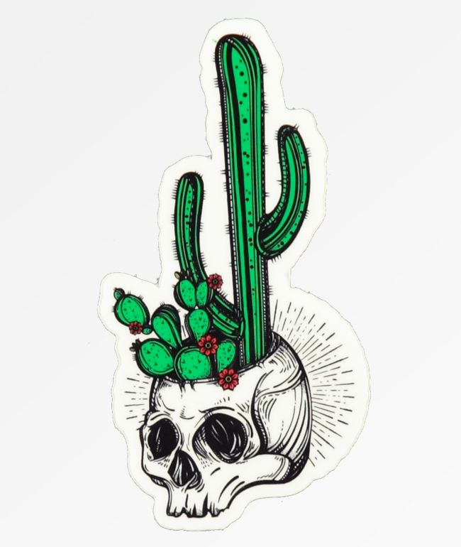 Stickie Bandits Cactus Skull Sticker