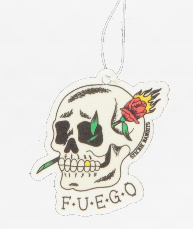Stickie Bandits Fuego Skull Air Freshener
