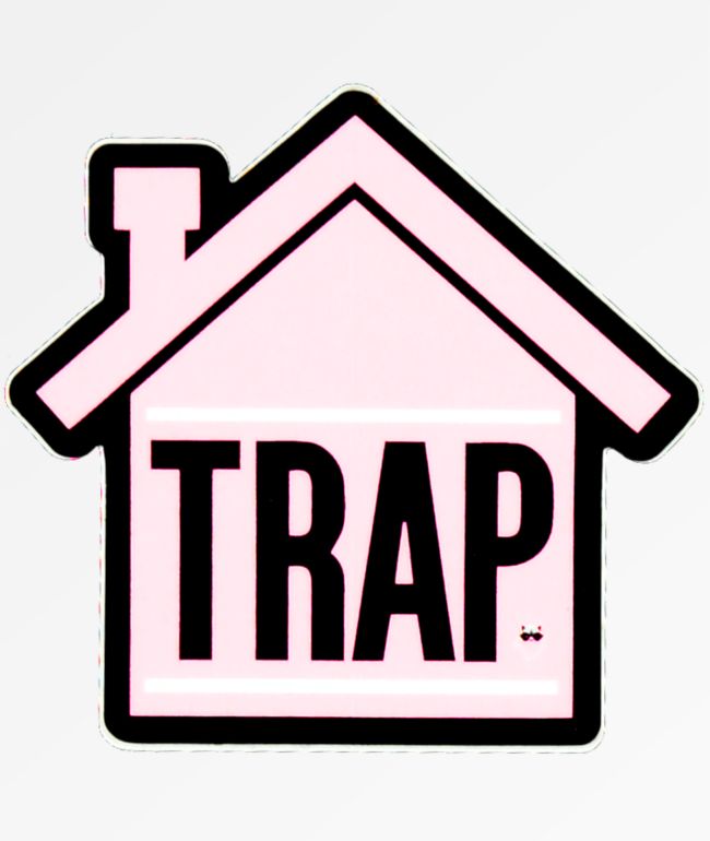 Stickie Bandits Trap House pegatina rosa