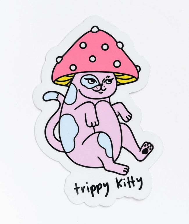 Stickie Bandits Trippy Kitty pegatina