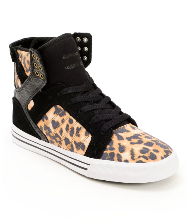 Supra leopard print shoes clearance