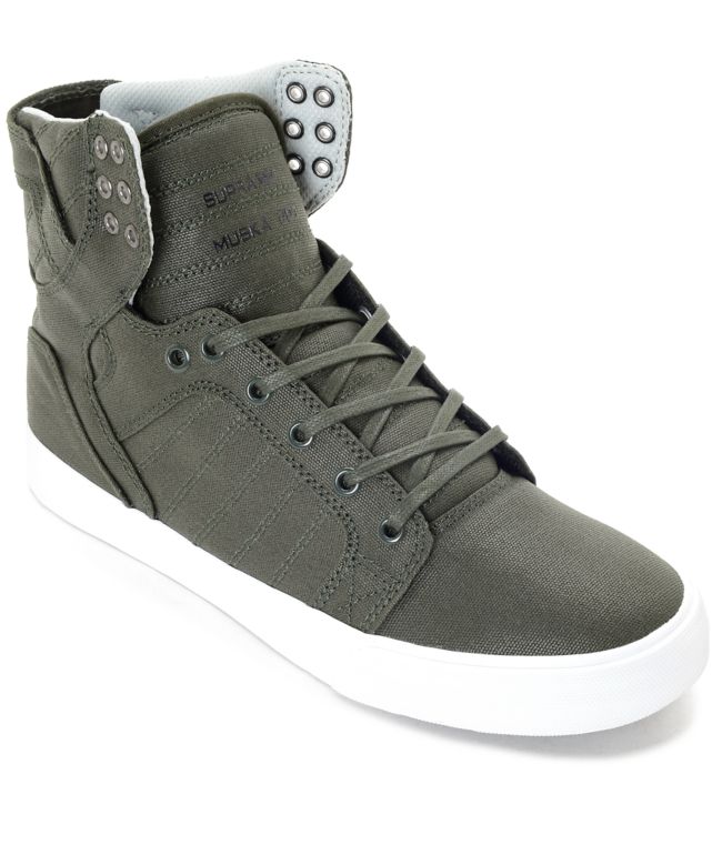 supra skytop olive