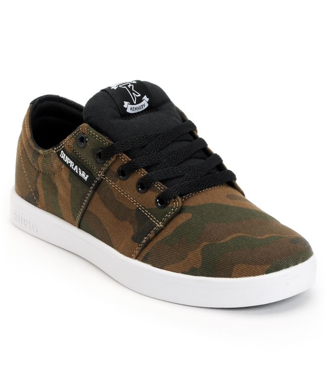 Supra TK Stacks Camo Canvas Shoes Zumiez