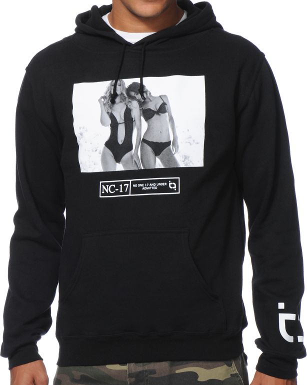 17 black hoodie