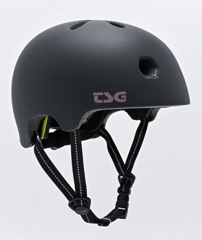 TSG Certified Meta Matte Black Multi-Sport Helmet
