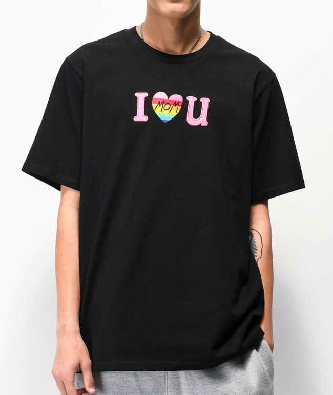 Teddy Fresh I Heart U Black T-Shirt