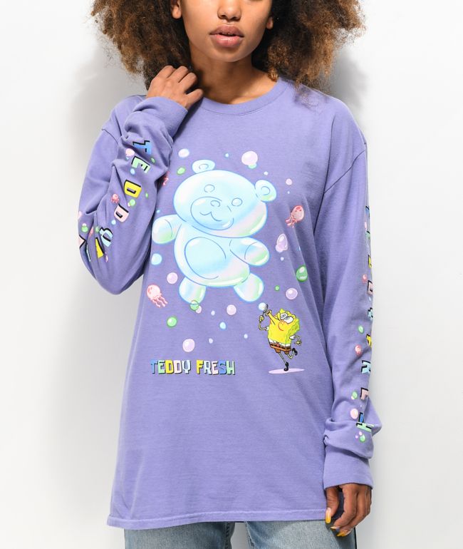 teddy fresh x spongebob shirt