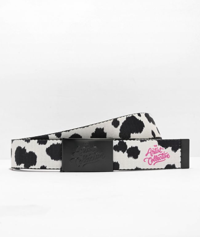 The Artist Collective Dalmatians Black & White Reversible  Belt
