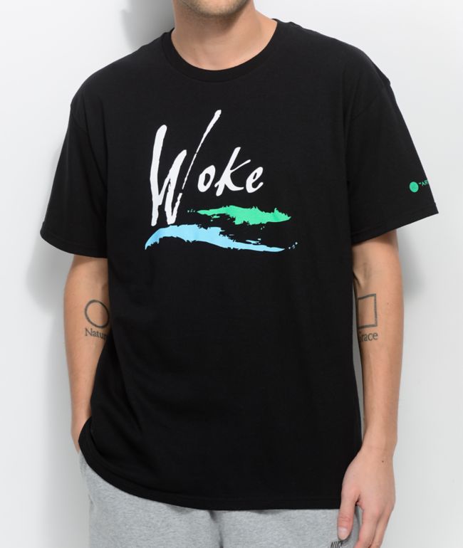 Woke black tees clearance